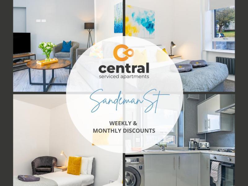 Central Serviced Apartments - 2 Bedroom - Free Street Parking - Fast Wifi - Smart Tvs In All Rooms - Ground Level - Family Neighbourhood - 3 X Double Beds - Heating 24-7 - Trade Stays - Weekly & Monthly Offers Данді Екстер'єр фото